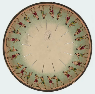 The zoopraxiscope--Athletes--Boxing, 1893