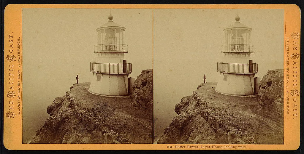 Point Reyes-Light House, looking west, Point Reyes National Seashore, California, 1870
