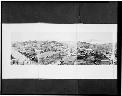 Panorama of San Francisco from California Street Hill, 1877