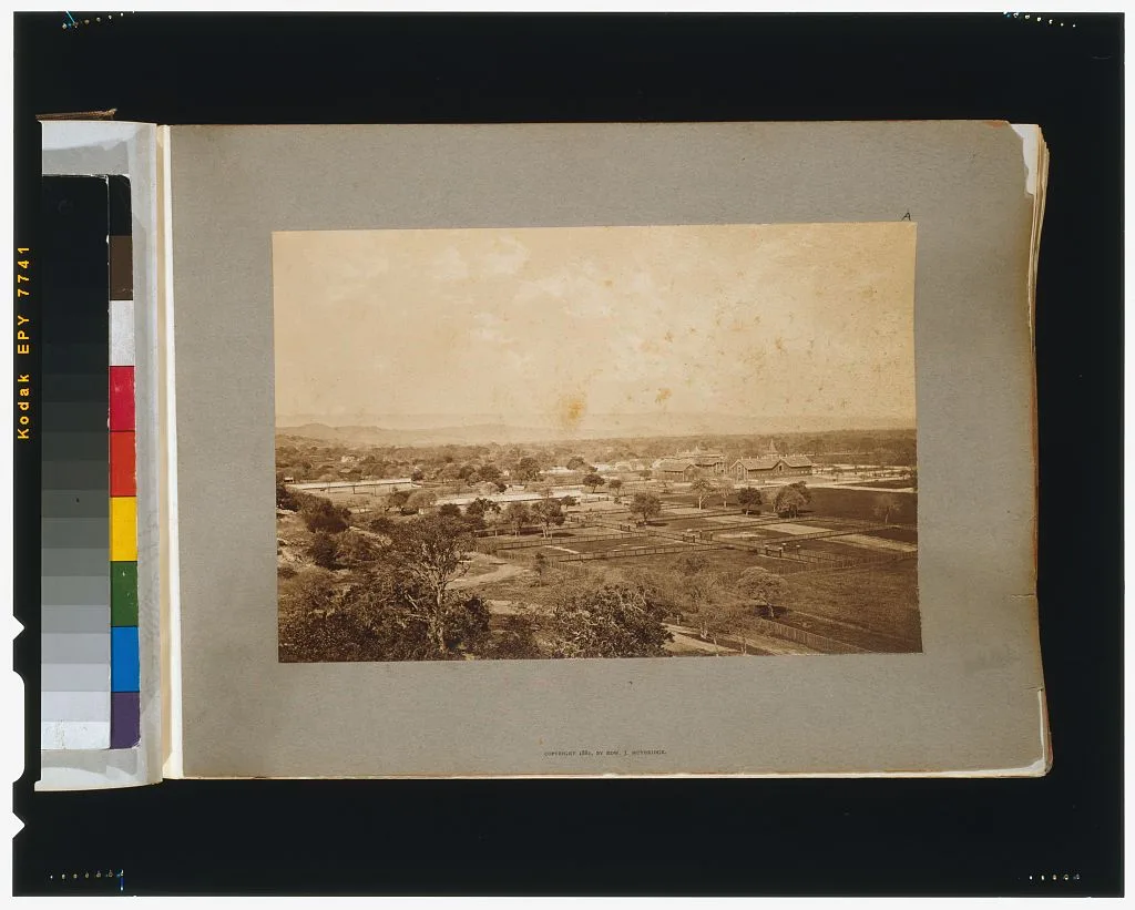 General view of the Palo Alto Stock Rancho, Palo Alto, California, 1881