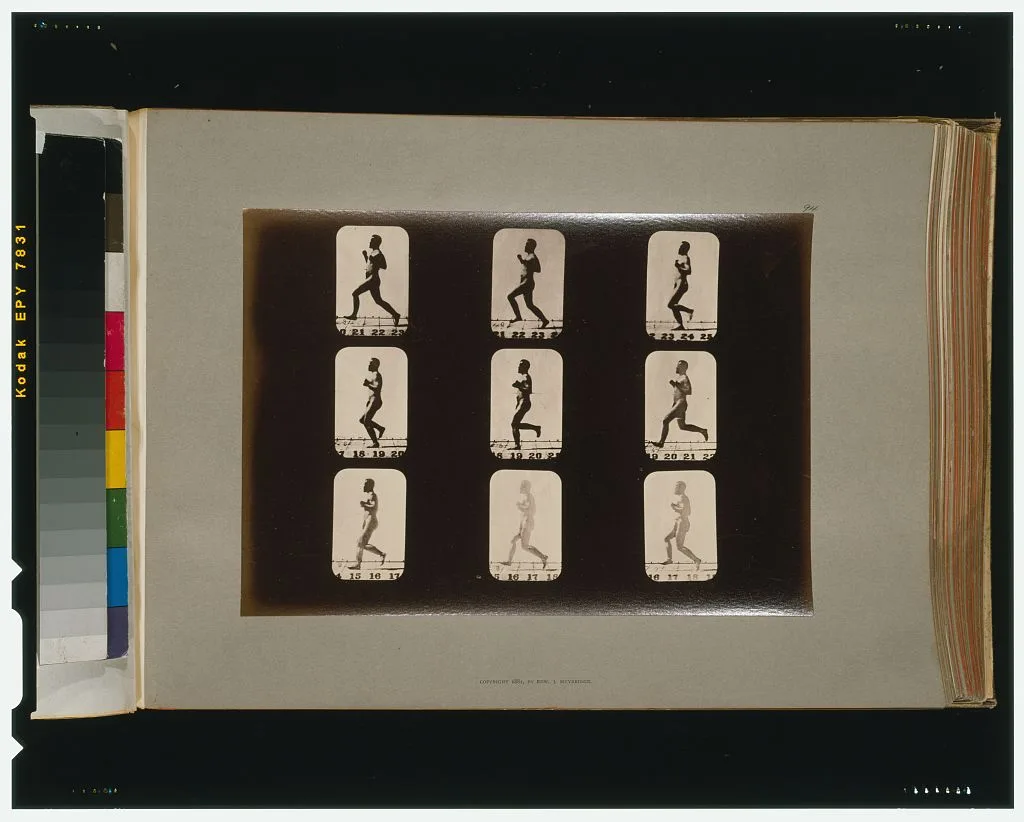 Athletes. Running, Palo Alto, California, 1881