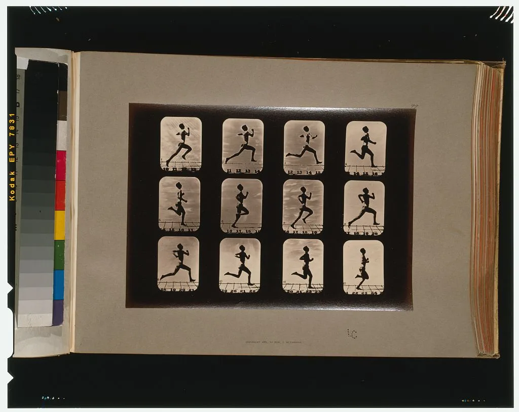 Athletes. Running, California, Palo Alto, 1881