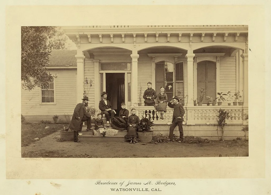 Residence of James Rogers at Watsonville, Cal[ifornia], Watsonville, California, 1879
