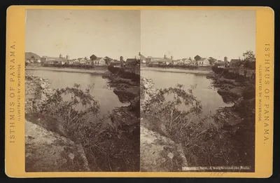 Panama. A walk around the walls, 1873