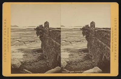 Panama. A walk around the walls, 1873