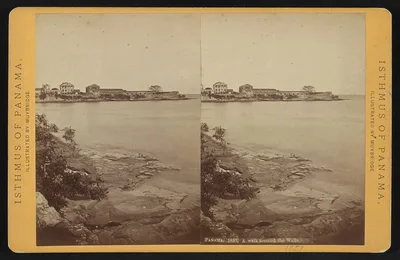 Panama. A walk around the walls, 1873