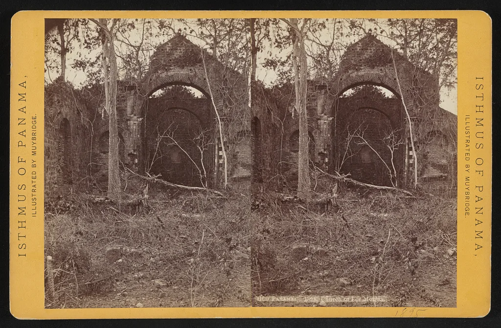 Old Panama. Church of Los Monjas, 1873