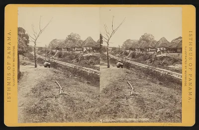 Panama. Suburbs of Panama, 1873