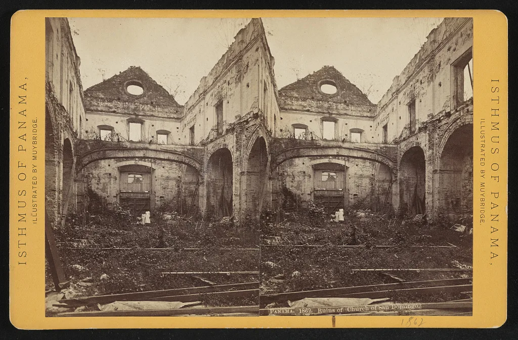 Panama. Ruins of Church of San Domingo, 1873