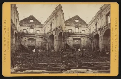 Panama. Ruins of Church of San Domingo, 1873