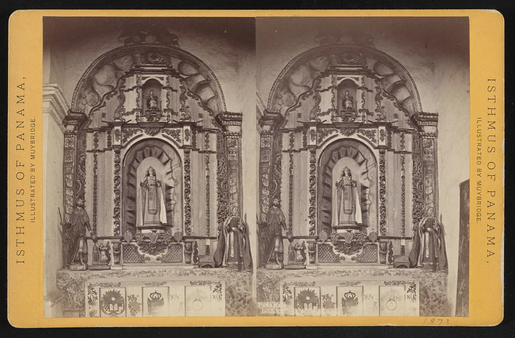 Panama. Church of Santa Ana, 1873