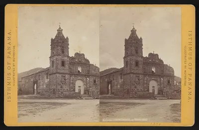 Panama. Church of Santa Ana, 1873