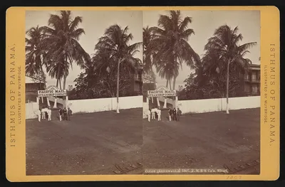 Colon (Aspinwall.) P.M.S.S. Co's. wharf, Panama, Colon, Colón, 1873