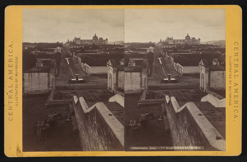 Guatemala, from Church of Calvario, 1873