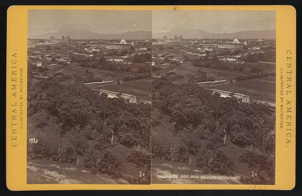 Guatemala, from the Cerro del Carmen, 1873