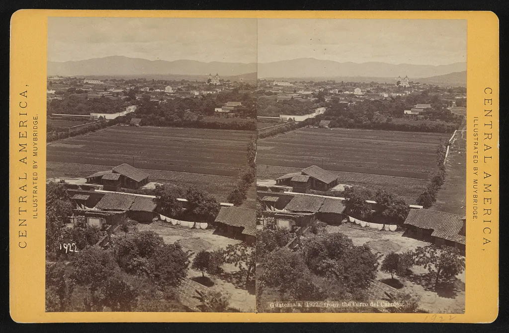 Guatemala, from the Cerro del Carmen, 1873