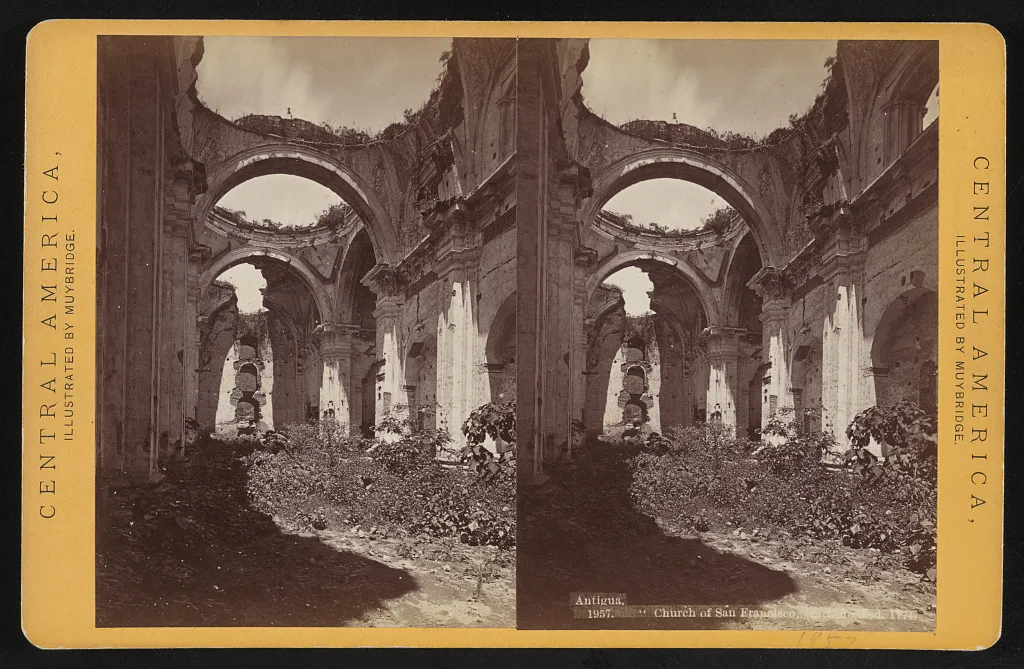 Antigua. Church of San Francisco, earthquaked, 1774, Guatemala, Antigua, 1873
