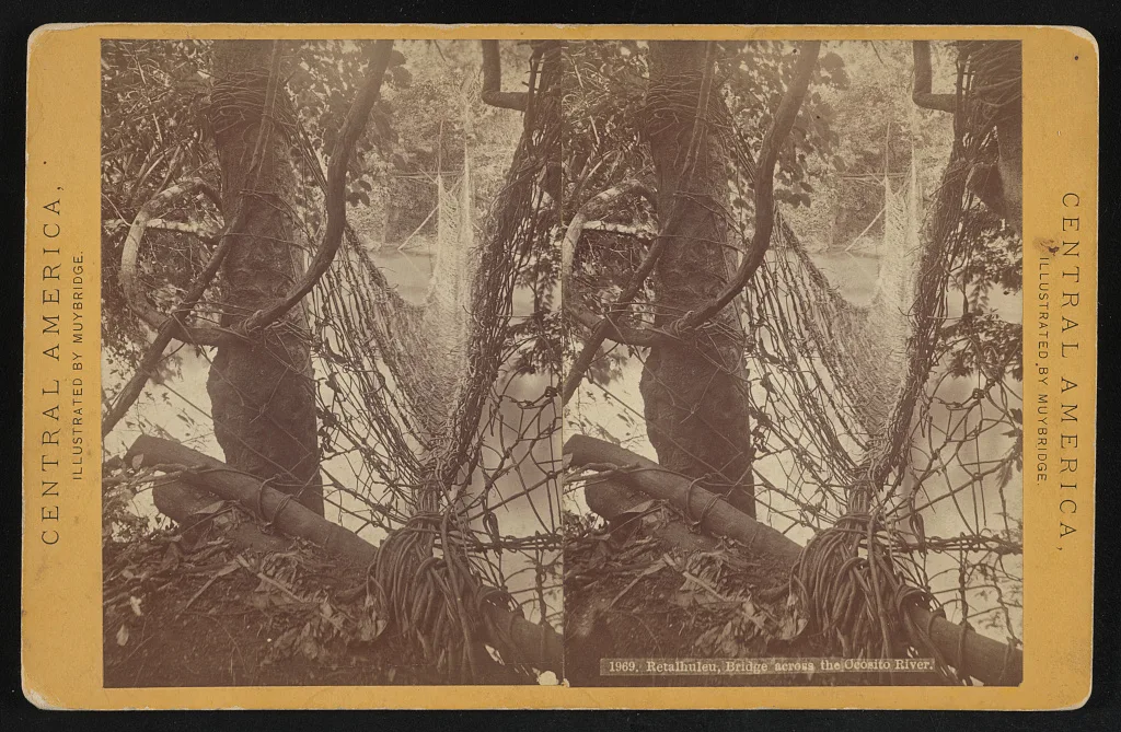 Retalhuleu. Bridge across the Ocosito River, Guatemala, Retalhuleu, 1873